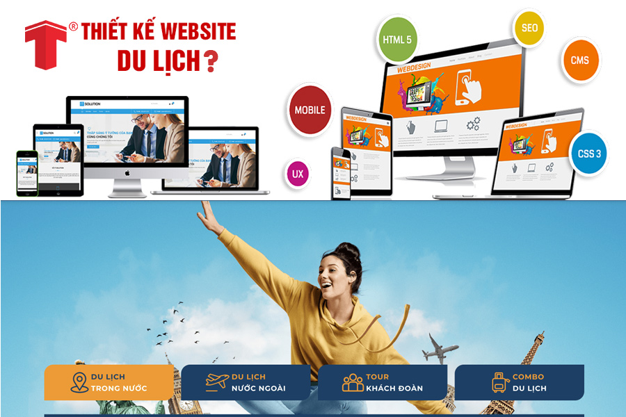 Thiết kế website du lịch uy tín, chuyên nghiệp, chuẩn SEO