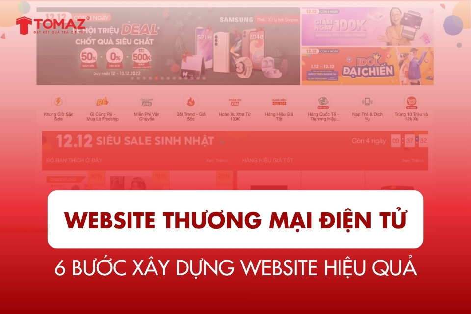 Hướng dẫn 6 bước xây dựng website thương mại điện tử hiệu quả