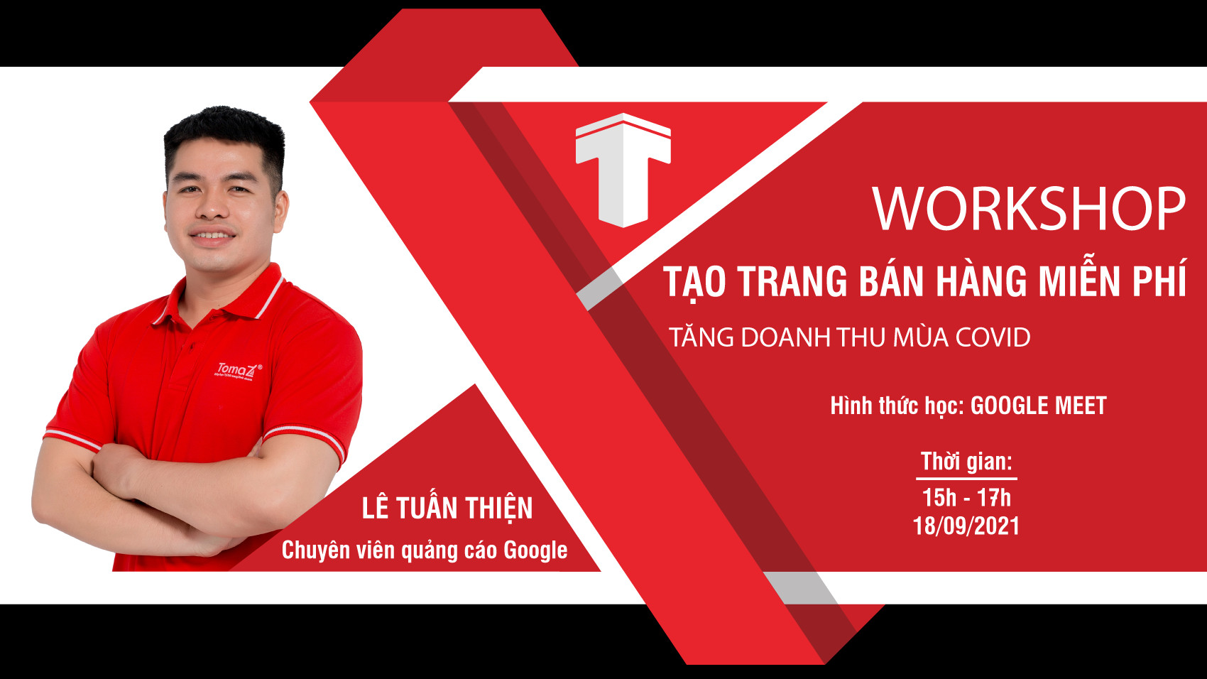 CHƯƠNG TRÌNH WORKSHOP "TẠO TRANG BÁN HÀNG MIỄN PHÍ, TĂNG DOANH THU MÙA CÔ-VY"