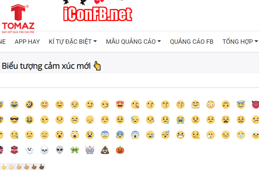 Các mẫu icon cho bạn thỏa thích lựa chọn tại iconfb.net