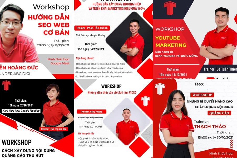 Các buổi workshop tại TOMAZ diễn ra đều đặn vào thứ 7 hàng tuần