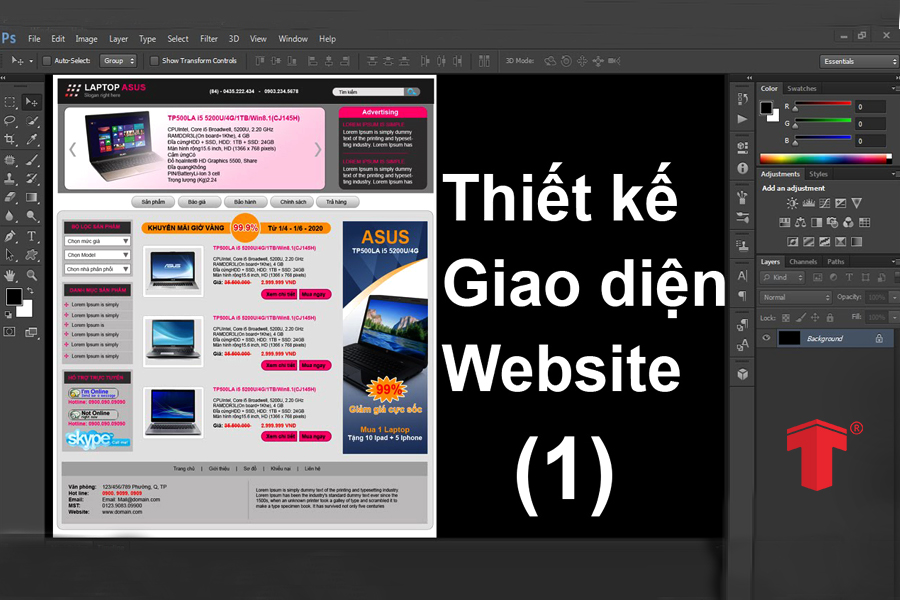 top các phần mềm thiết kế website
