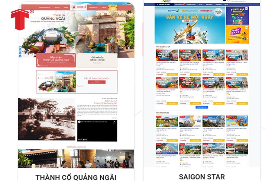các ý tưởng thiết kế website