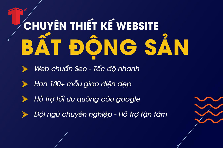 thiết kế website bất động sản
