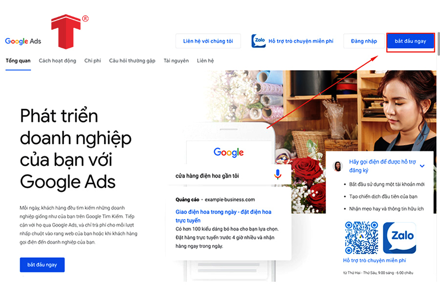 chạy quảng cáo google
