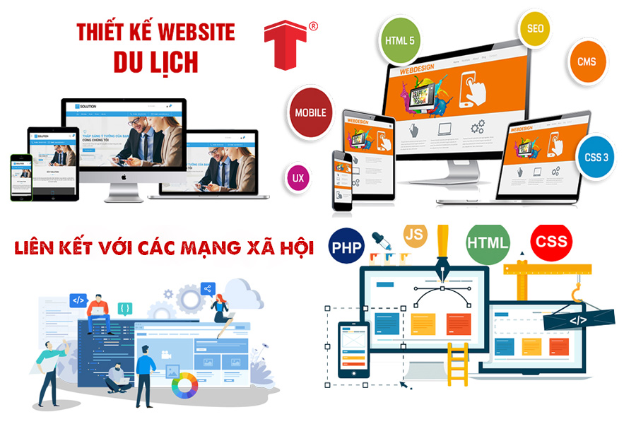 thiết kế website du lịch