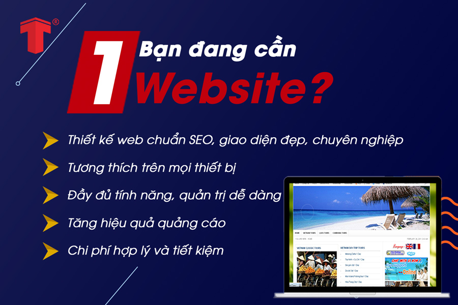 thiết kế website du lịch