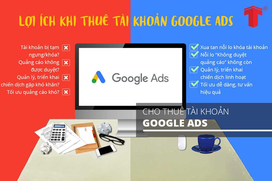 thuê tài khoản google ads