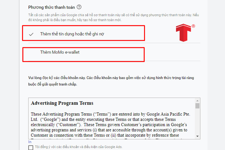 tạo tài khoản quảng cáo google adwords