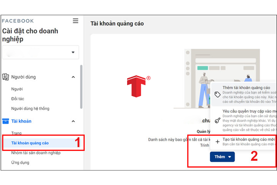 tạo tài khoản quảng cáo facebook