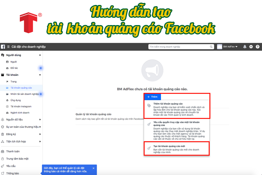 quản lý quảng cáo facebook