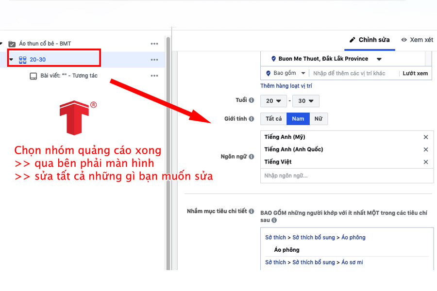 quản lý quảng cáo facebook
