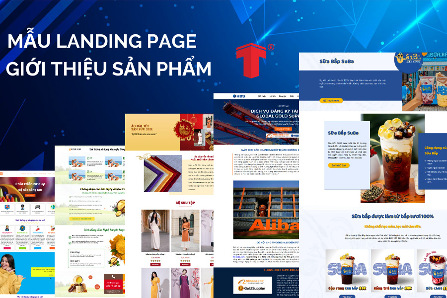website giới thiệu sản phẩm