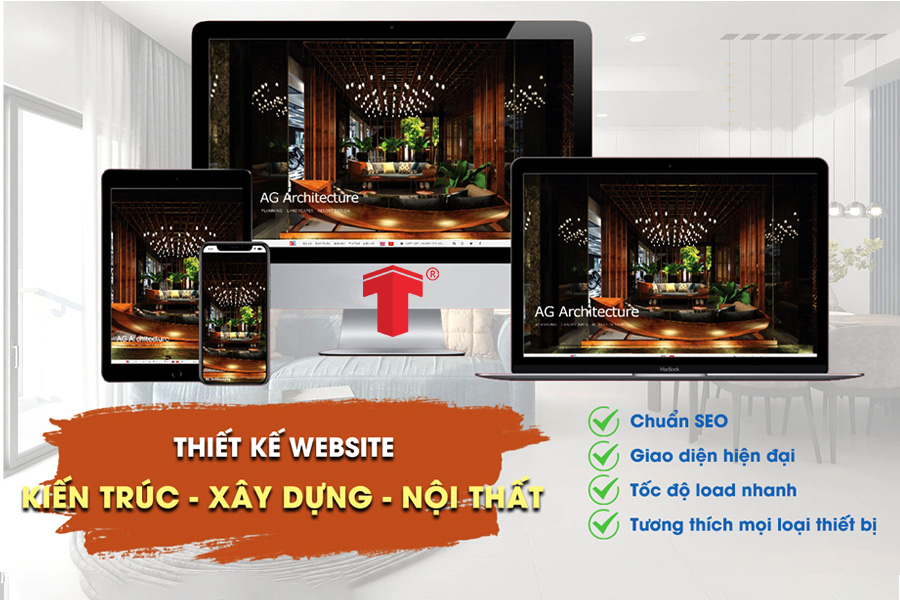 Thiết kế website kiến trúc đẹp mắt và chuyên nghiệp