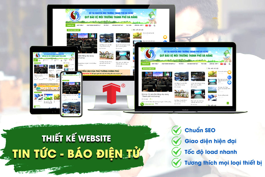 thiết kế website tin tức