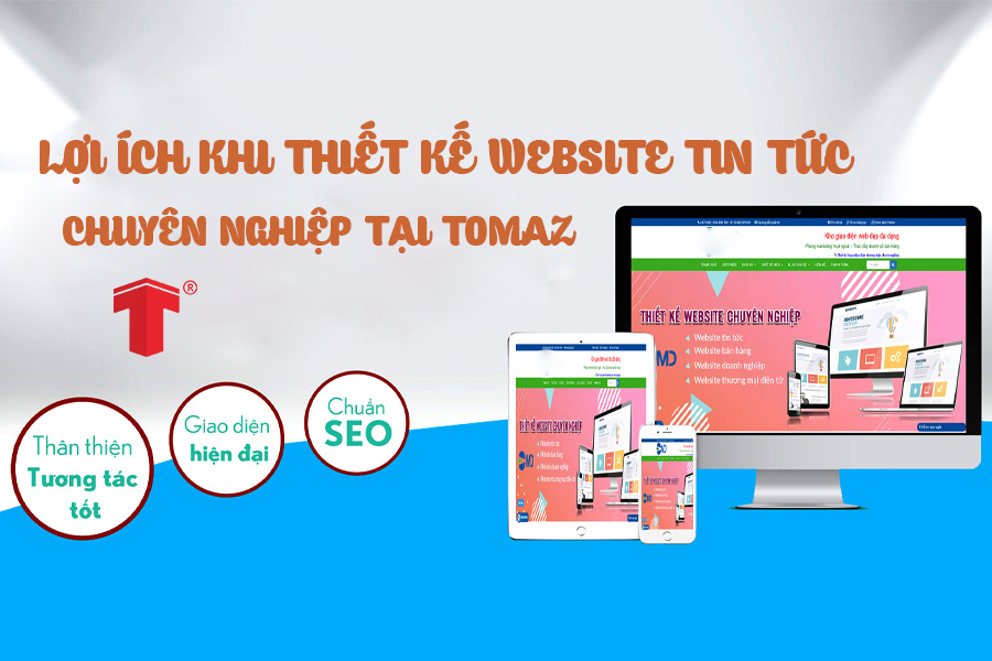 thiết kế website tin tức