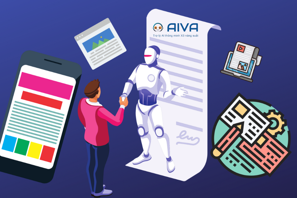 viết content bằng AI