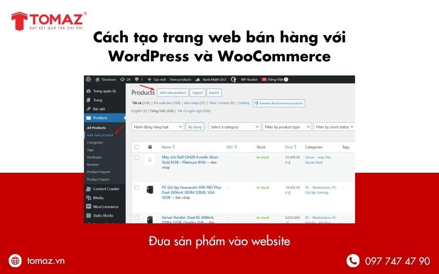Cách tạo trang web bán hàng với WordPress và WooCommerce - Bước 1