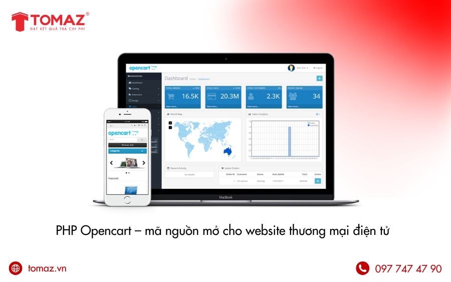 Các nền tảng thiết kế website phổ biến - OpenCart