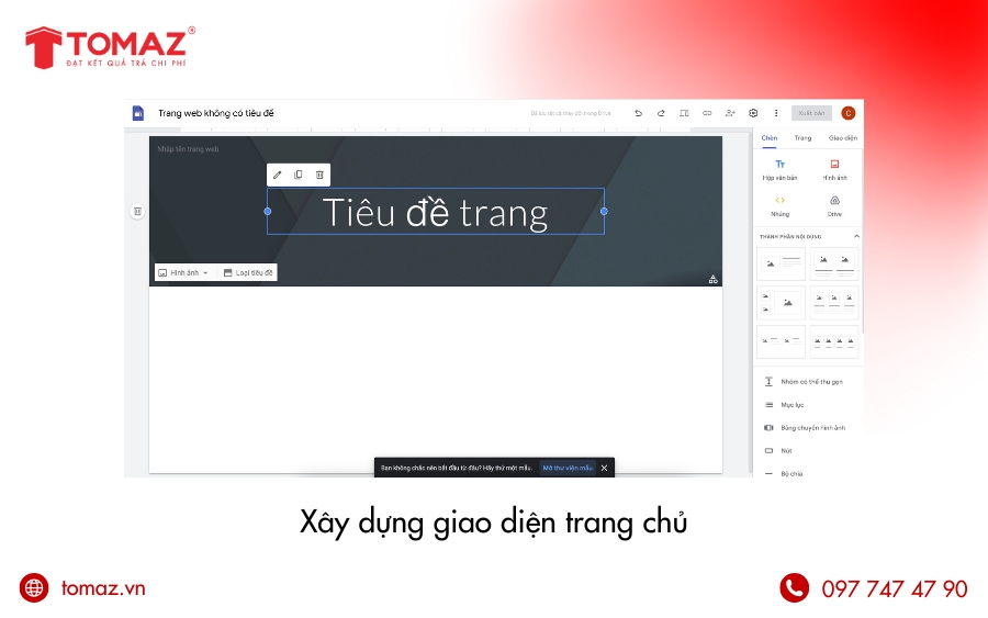 Cách tạo web miễn phí trên Google Sites với giao diện kiểu mới