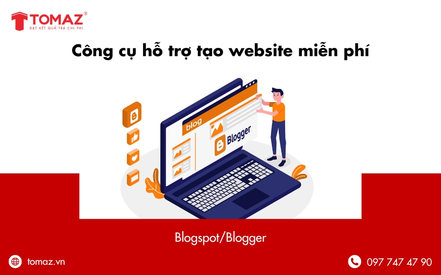 Tổng hợp các công cụ hỗ trợ tạo website miễn phí của Google - Blogger