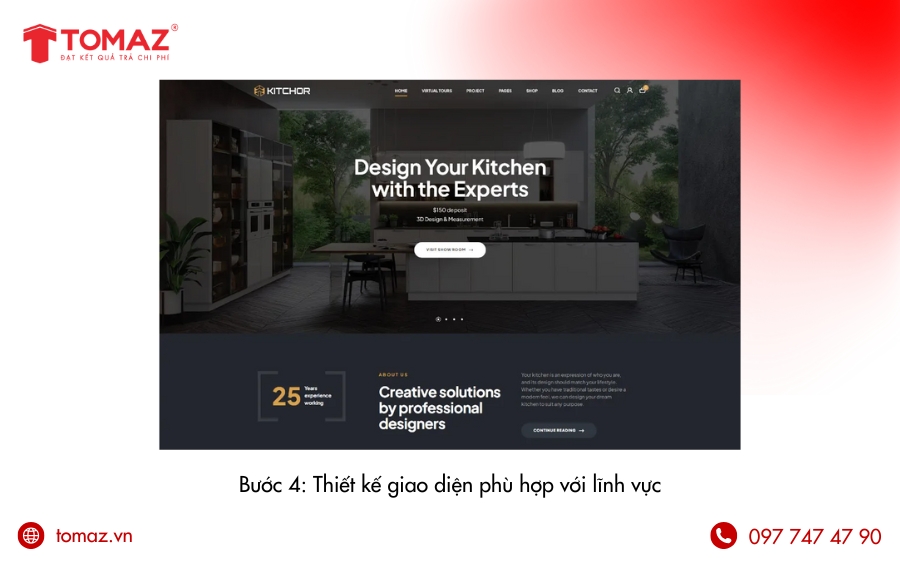 Cách xây dựng trang web theo quy trình - Bước 4