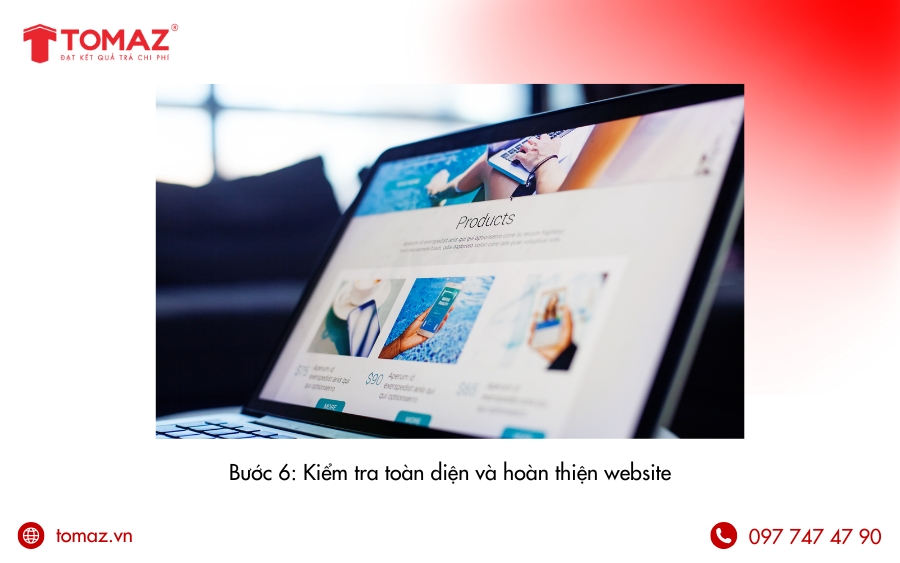 Cách xây dựng trang web theo quy trình - Bước 6