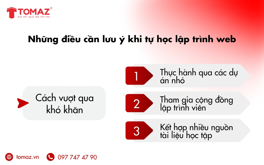 Những điều cần lưu ý khi tự học code web cơ bản