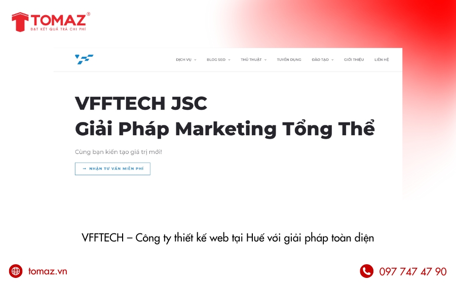 Công ty thiết kế web tại Huế - VFFTECH