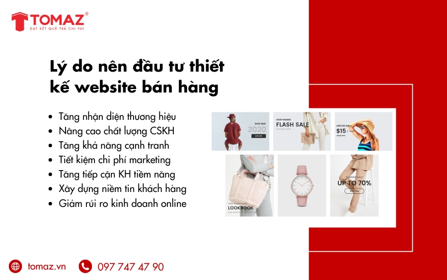 Lý do nên đầu tư thiết kế website bán hàng chuyên nghiệp