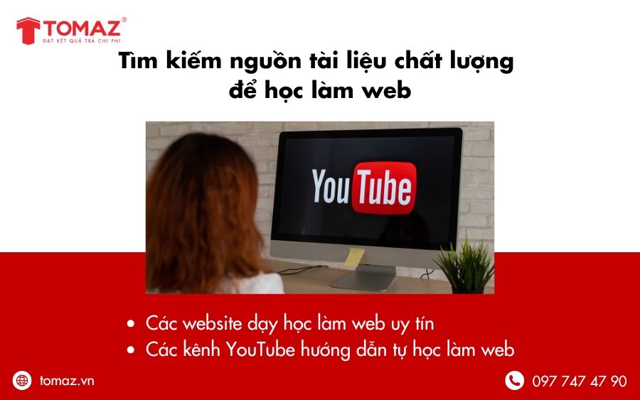 Tìm kiếm nguồn tài liệu chất lượng để học làm web