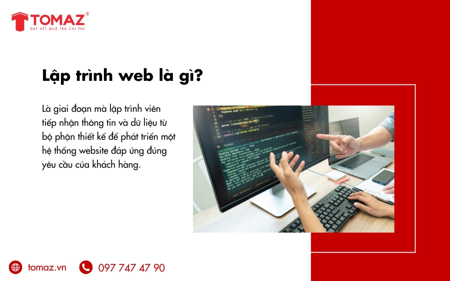 Lập trình web là bước quan trọng trong quy trình xây dựng website hoàn chỉnh