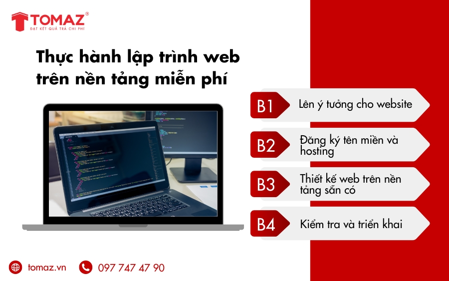 Thực hành lập trình web trên các nền tảng miễn phí