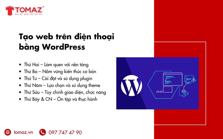 Lộ trình học WordPress từ A đến Z trong 7 ngày