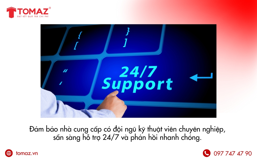 Tiêu chí quan trọng khi mua hosting chất lượng - Đội ngũ hỗ trợ 24/7
