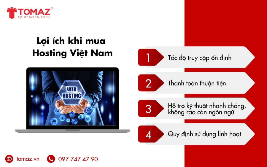 Lợi ích khi mua Hosting Việt Nam so với Hosting quốc tế