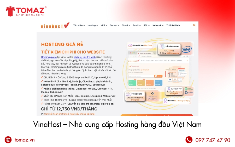 VinaHost – Địa chỉ mua hosting hàng đầu Việt Nam