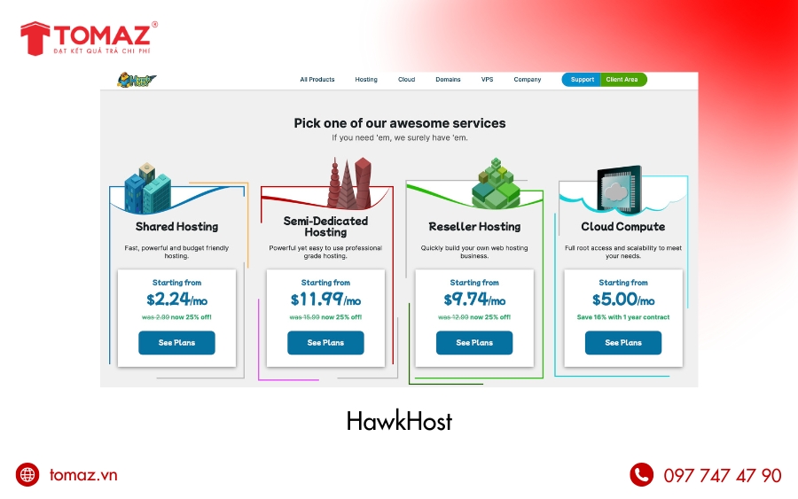 HawkHost - Địa chỉ mua hosting hàng đầu Việt Nam