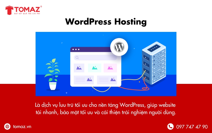 Các loại Hosting phổ biến hiện nay - WordPress Hosting