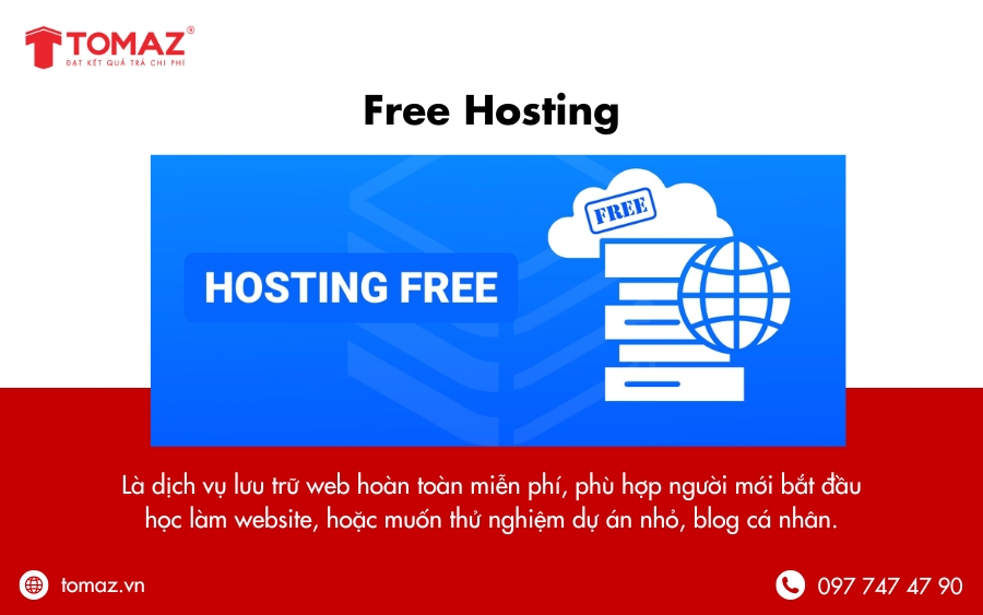 Các loại Hosting phổ biến hiện nay - Free Hosting