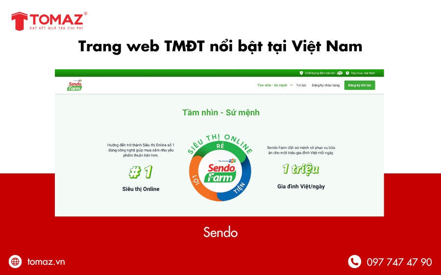 Trang web thương mại điện tử nổi bật tại Việt Nam - Sendo