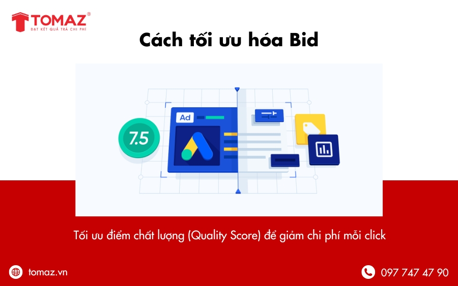 Cách tối ưu hóa Bid - Tối ưu điểm chất lượng Quality Score