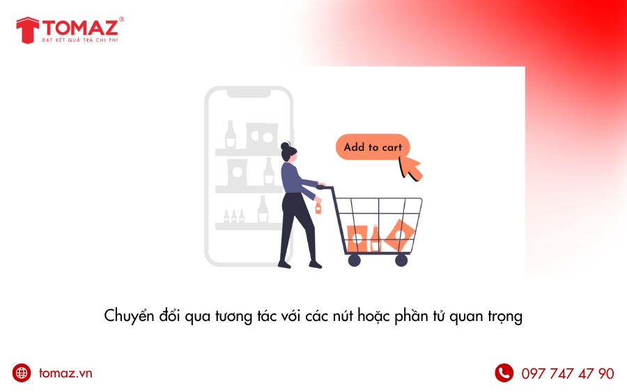 Các loại quảng cáo chuyển đổi Google Ads - Chuyển đổi qua tương tác với các nút hoặc phần tử quan trọng