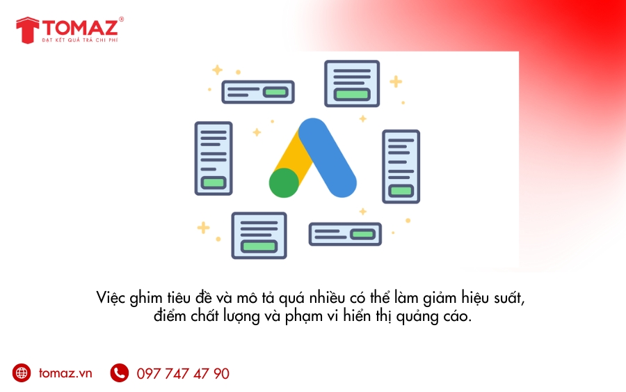 Việc ghim tiêu đề và mô tả đôi khi không mang lại hiệu quả cao