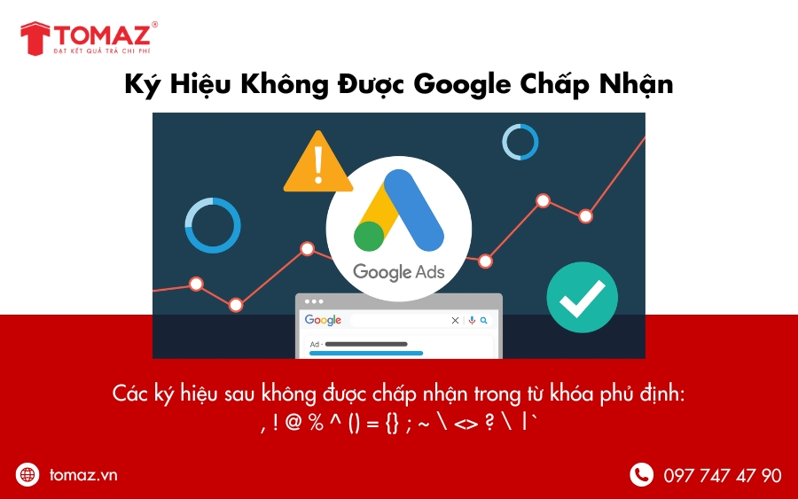 Ký Hiệu Không Được Google Chấp Nhận