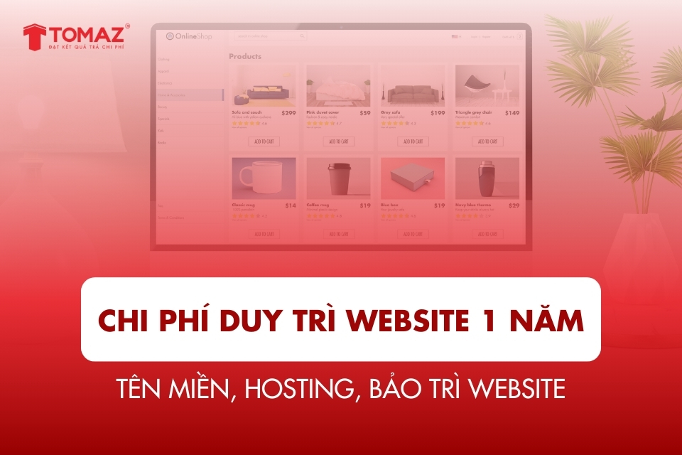 Tổng hợp chi phí duy trì website 1 năm đầy đủ nhất
