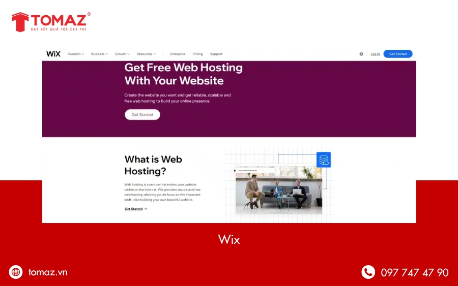 Wix – Tạo website nhanh với hosting miễn phí