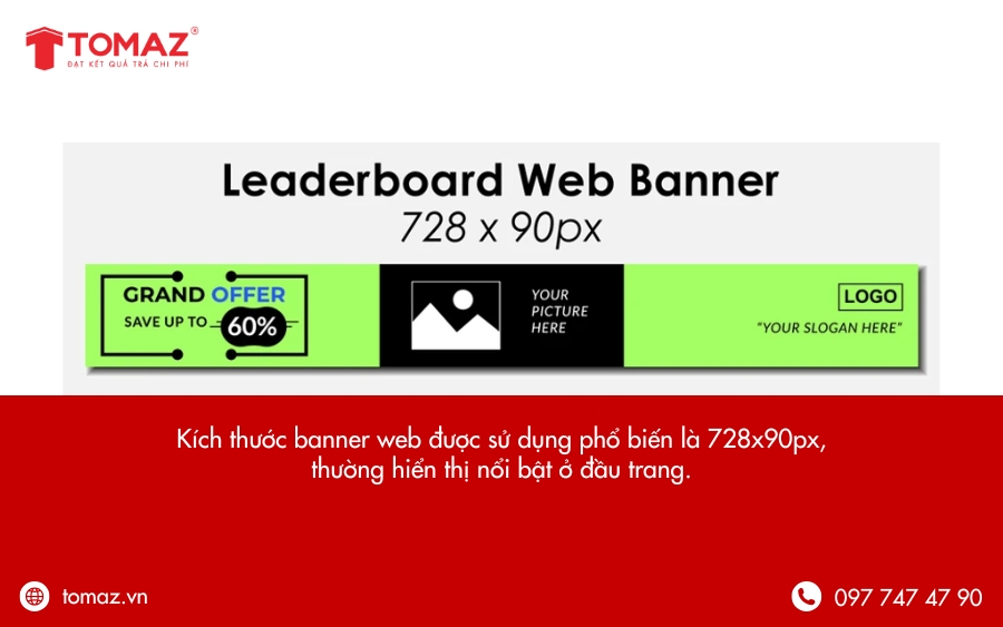 Tiêu chuẩn kích thước ảnh web hiện nay