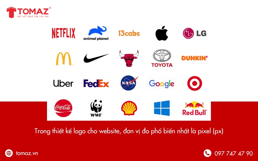 Đơn vị đo trong thiết kế logo web