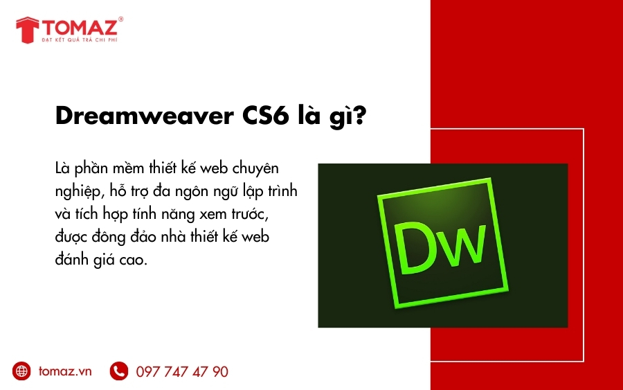 Giới thiệu tổng quan về phần mềm thiết kế web Dreamweaver CS6